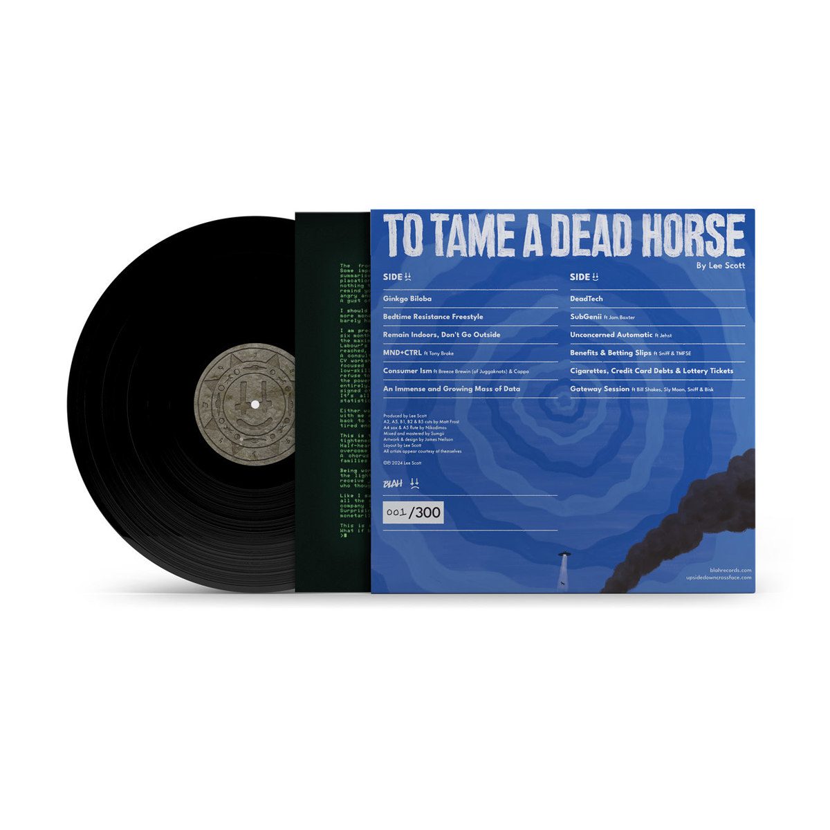 Lee Scott - To Tame a Dead Horse (Limited Edition Vinyl) - SIGNED FIRST PRESS